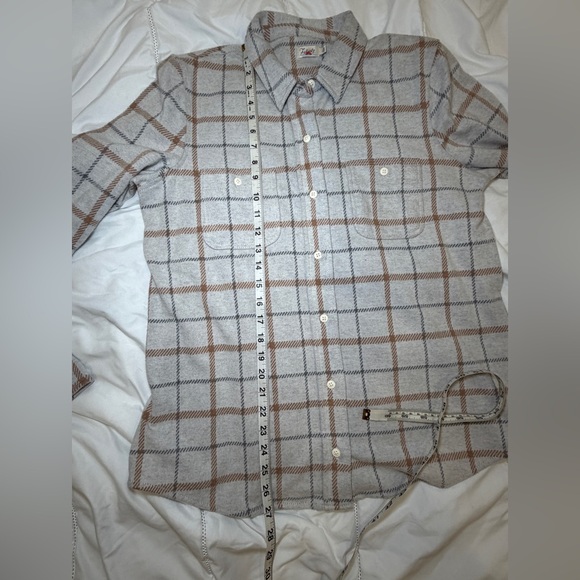 FAHERTY | Classic sweater shirt Sandy Trails Plaid - Picture 10 of 11